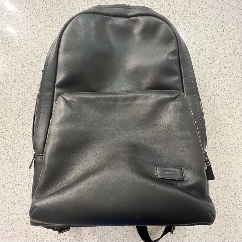 Tumi Harrison Leather Backpack
